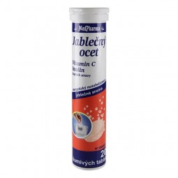 Medpharma ocet + vit.C + inulin 20 šumivých tablet