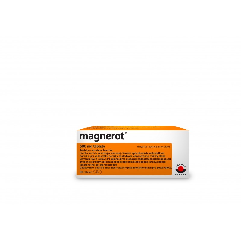 Magnerot 500mg 50 tablet