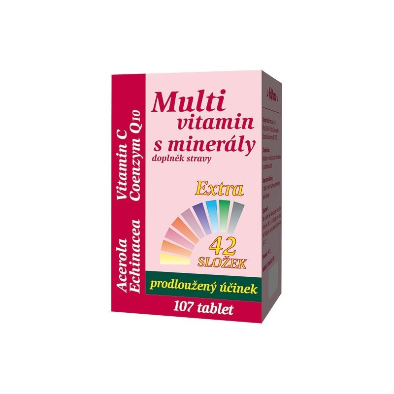 Medpharma Multivitamin s minerály + extra C 107 tablet