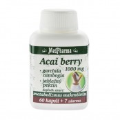 Medpharma Acai berry 1000 mg + garcinia cambogia + jablečný pektin 67 kapslí