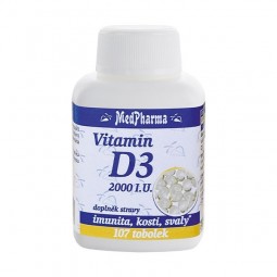 Medpharma Vitamin D3 2000 I.U. 107 tobolek