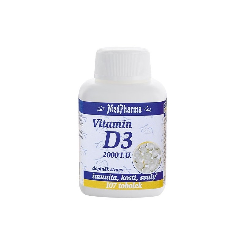 Medpharma Vitamin D3 2000 I.U. 107 tobolek