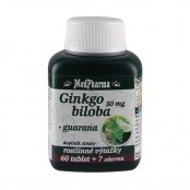 Medpharma Ginkgo biloba 30 mg + guarana 67 tablet