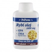 Medpharma Rybí olej 1000 mg – EPA + DHA 107 tobolek