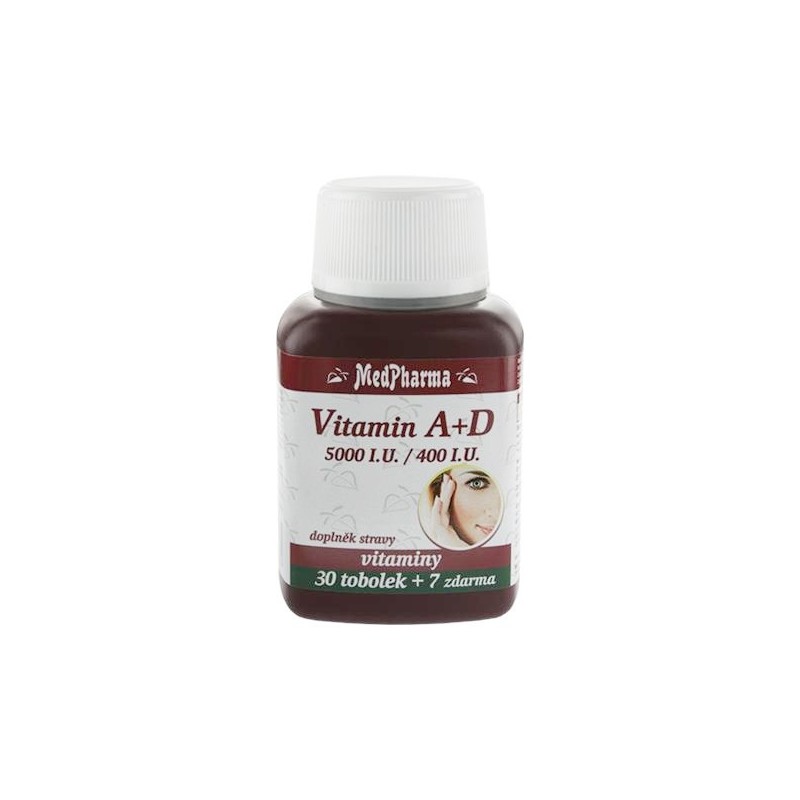 Medpharma Vitamin A+D (5000 m.j./400 m.j.) 37 tobolek