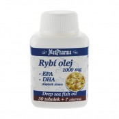 Medpharma Rybí olej 1000 mg – EPA + DHA 37 tobolek