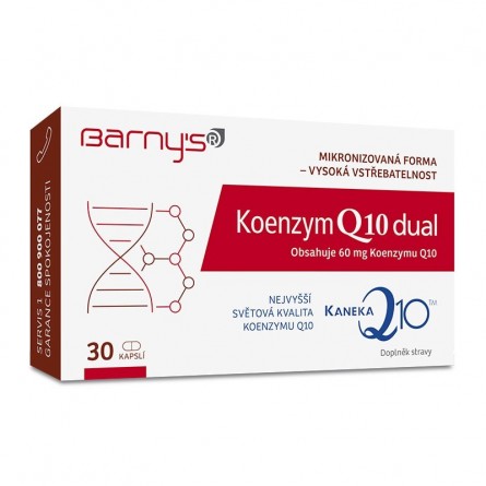 BARNYS Koenzym Q10 dual 30 kapslí