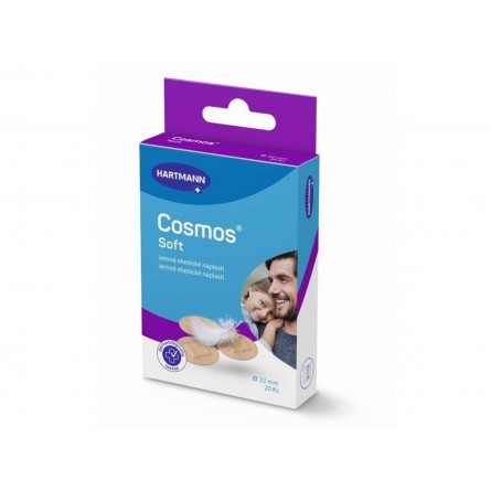 Cosmos Soft jemná kulatá náplast 22 mm 20 ks