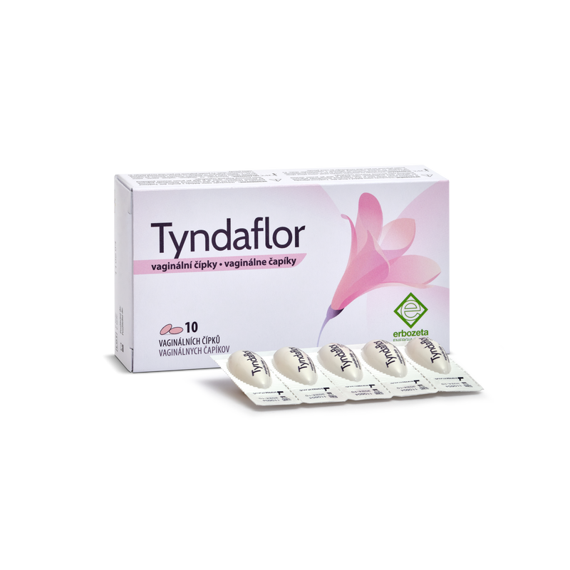Tyndaflor vaginální čípky 10x2 g