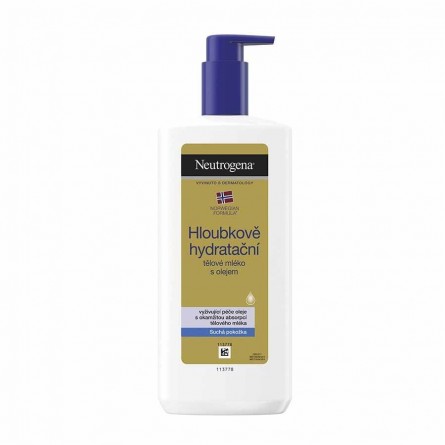 Neutrogena Hloubkově hydratační tělové mléko s olejem 400 ml