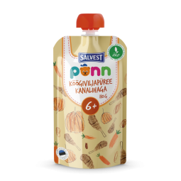 Salvest PonnBIO Kuřátko se zeleninovým pyré 110 g 6+ měsíců