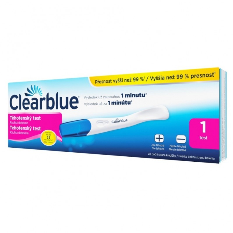 Clearblue PLUS rychlá detekce těhotenský test 1 ks