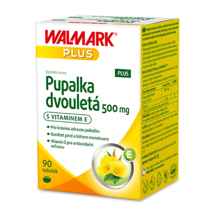 Walmark Pupalka PLUS 500 mg s vitaminem E 90 tobolek