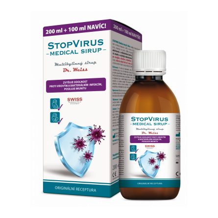 Dr. Weiss STOPVIRUS Medical sirup 200+100 ml