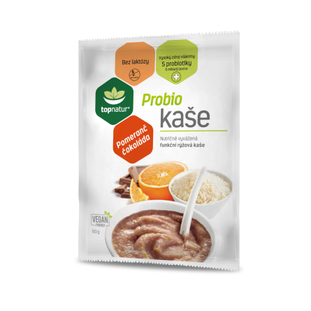 TOPNATUR Probio kaše pomeranč a čokoláda 60 g