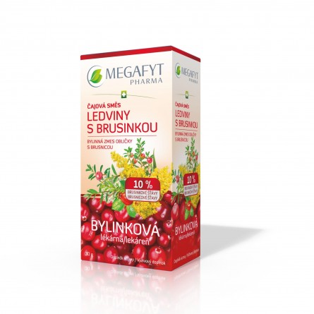 Megafyt Bylinková lékárna Čajová směs ledviny s brusinkou 20x1,5g