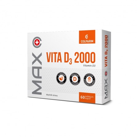 COLFARM Max Vita D3 2000 60 kapslí