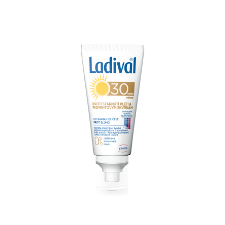 LADIVAL PROTI STÁRNUTÍ PLETI &amp; PIGMENTOVÝM SKVRNÁM - péče o obličej OF 30, 50 ml