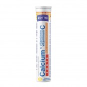 Biotter Calcium Forte s vitaminem C pomeranč 20 šumivých tablet
