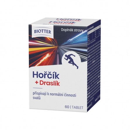 Biotter Hořčík + Draslík 60 tablet