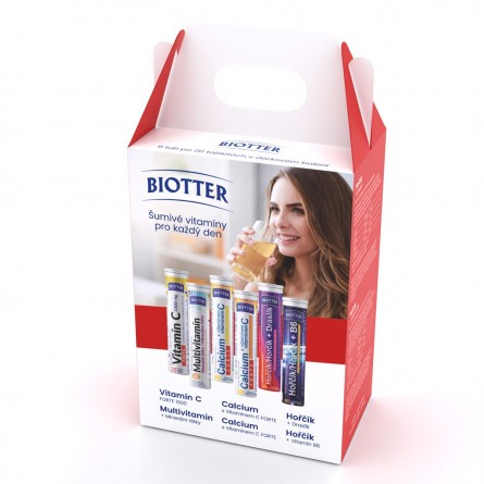 Biotter Šumivé vitamíny pro každý den 6x20 ks