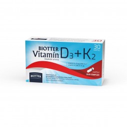 Biotter Vitamín D3 + K2 1000 IU 30 kapslí