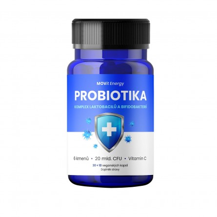 MOVIT Probiotika komplex laktobacilů a bifidobakterií 30+10 kapslí