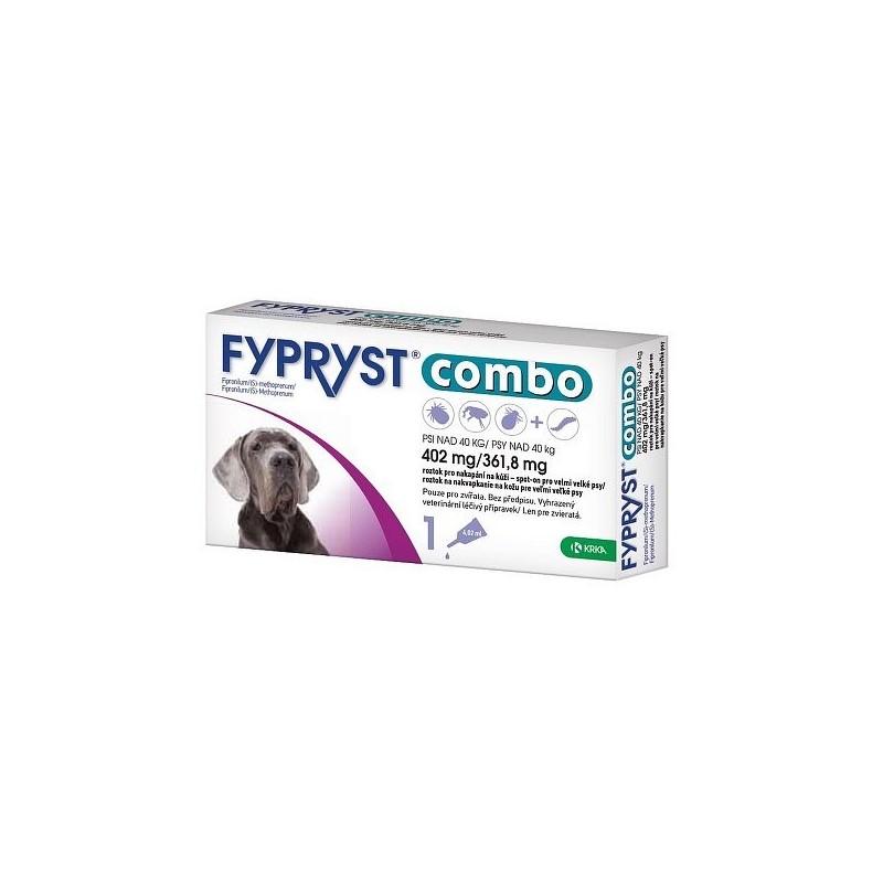 FYPRYST Combo pro psy nad 40 kg roztok na kůži 1x4