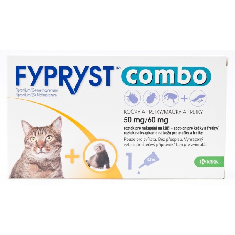 FYPRYST Combo pro kočky a fretky roztok na kůži 1x0