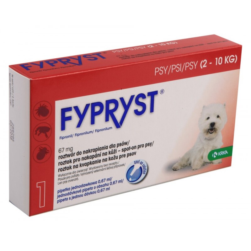 FYPRYST pro psy 2-10 kg roztok na kůži 1x0