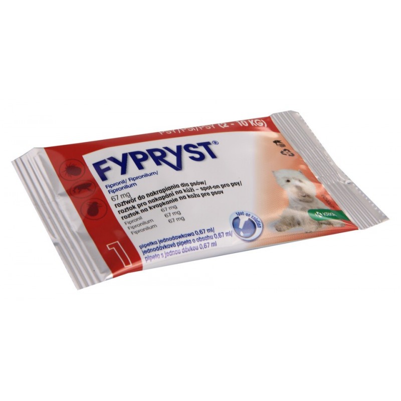 FYPRYST pro psy 2-10 kg roztok na kůži 1x0,67 ml