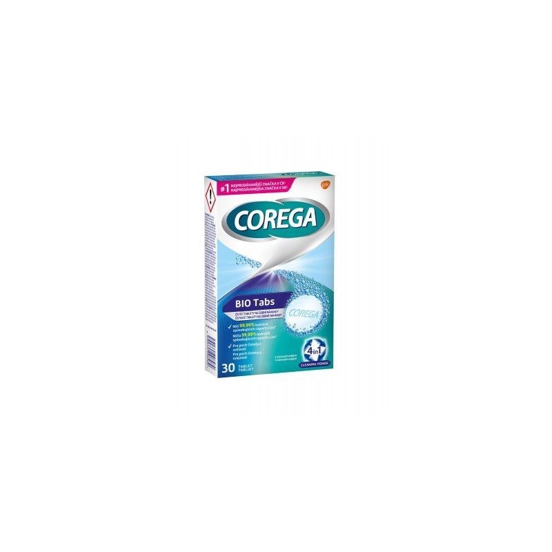 Corega BIO tabs Antibakteriální tablety 30ks