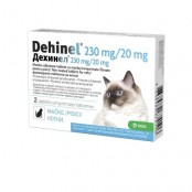 Dehinel pro kočky 230 mg/20 mg 2 tablety