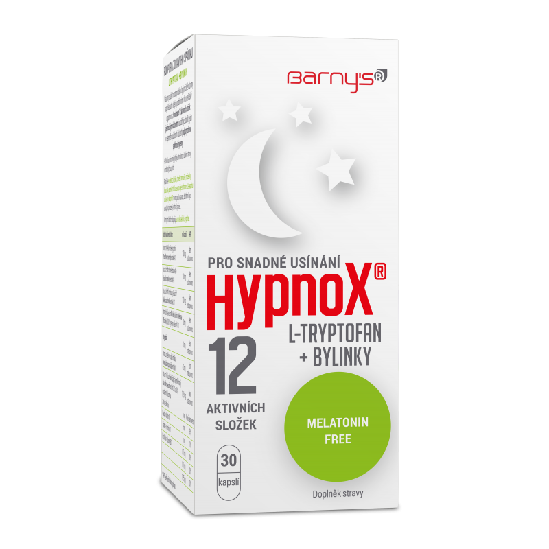 BARNYS HypnoX L-tryptofan a bylinky 30 kapslí