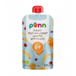 Salvest PonnBIO Ovocné smoothie s jogurtem a sušenkami 110 g