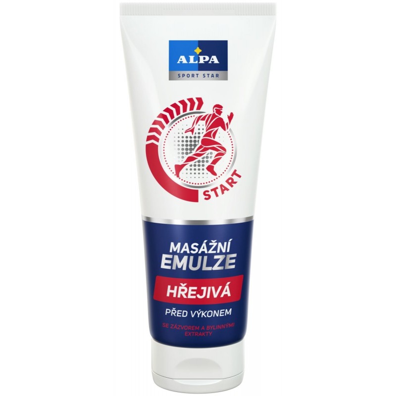 ALPA Start masážní emulze hřejivá 210 ml