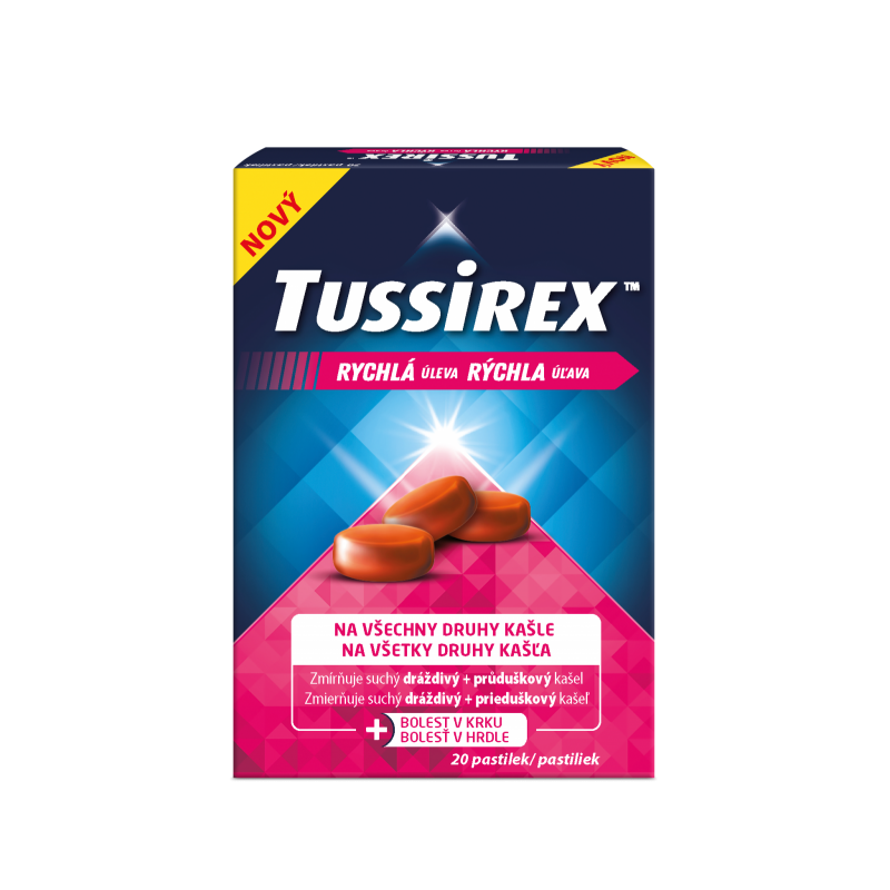 TUSSIREX pastilky proti kašli