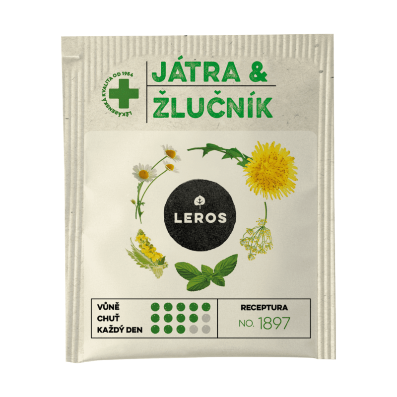 LEROS Játra &amp; žlučník 20x1.5 g