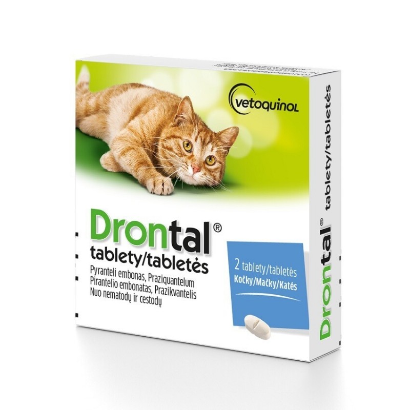 Drontal pro kočky 2 tablety