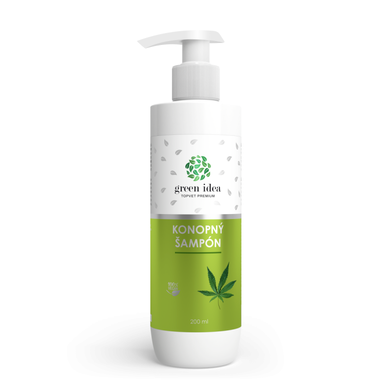 GREEN IDEA Konopný šampón 200 ml