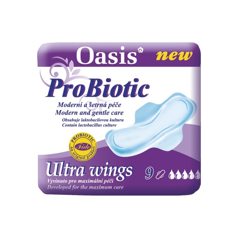Oasis ProBiotic Ultra wings vložky 9 ks