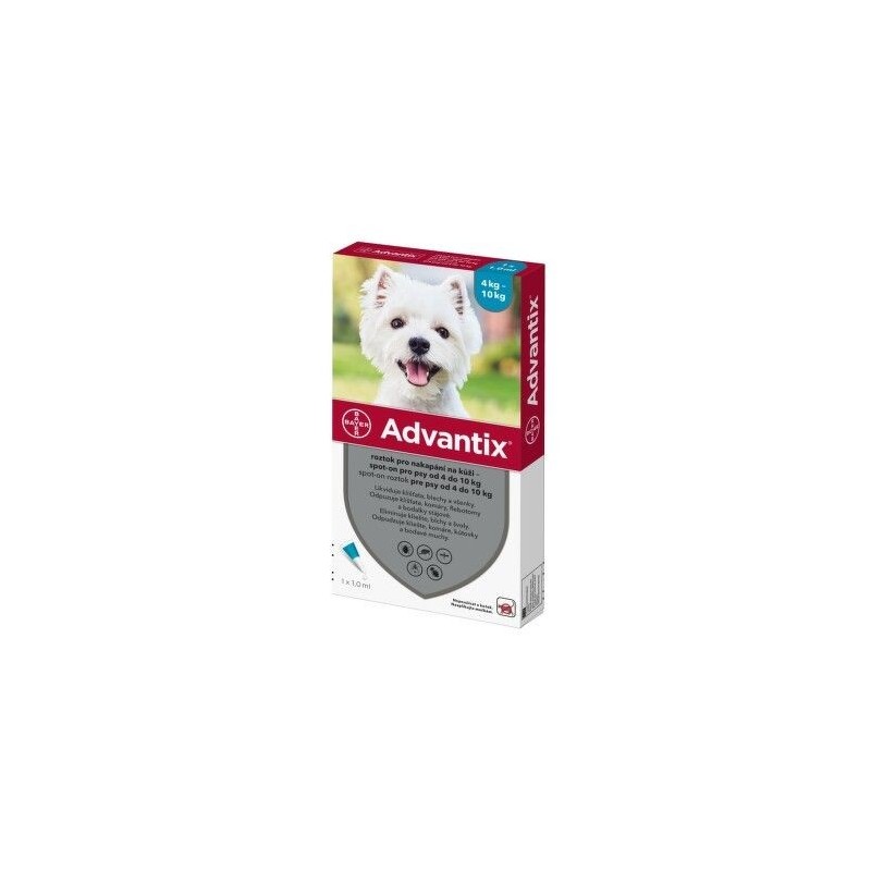 Advantix pro psy 4-10 kg spot-on 1x1 ml