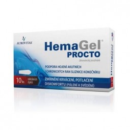 Hemagel procto čípky 10 ks