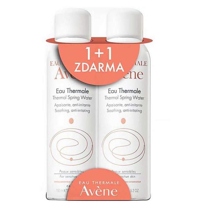 AVÈNE Termální voda ve spreji DUO 2x150 ml