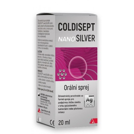 Coldisept nanoSilver orální sprej 20 ml