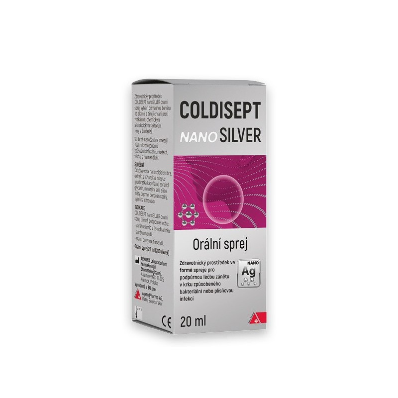 Coldisept nanoSilver orální sprej 20 ml