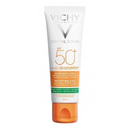 VICHY Capital Soleil Zmatňující ochranný krém 3v1 SPF 50+ 50 ml