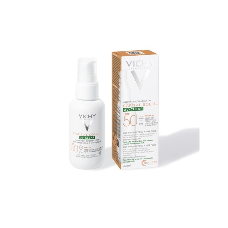 VICHY Capital Soleil UV-CLEAR SPF 50+ Ochranný fluid 40 ml