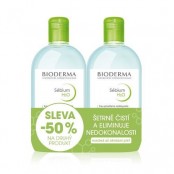 BIODERMA Sébium H2O micelární voda 500 ml 1+1