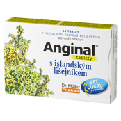 ANGINAL s islandským lišejníkem 16 tablet